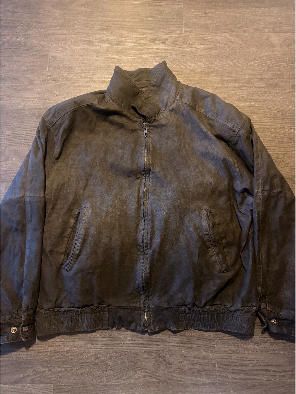 Vintage Remy Made in USA Leather Bomber Jacket 42